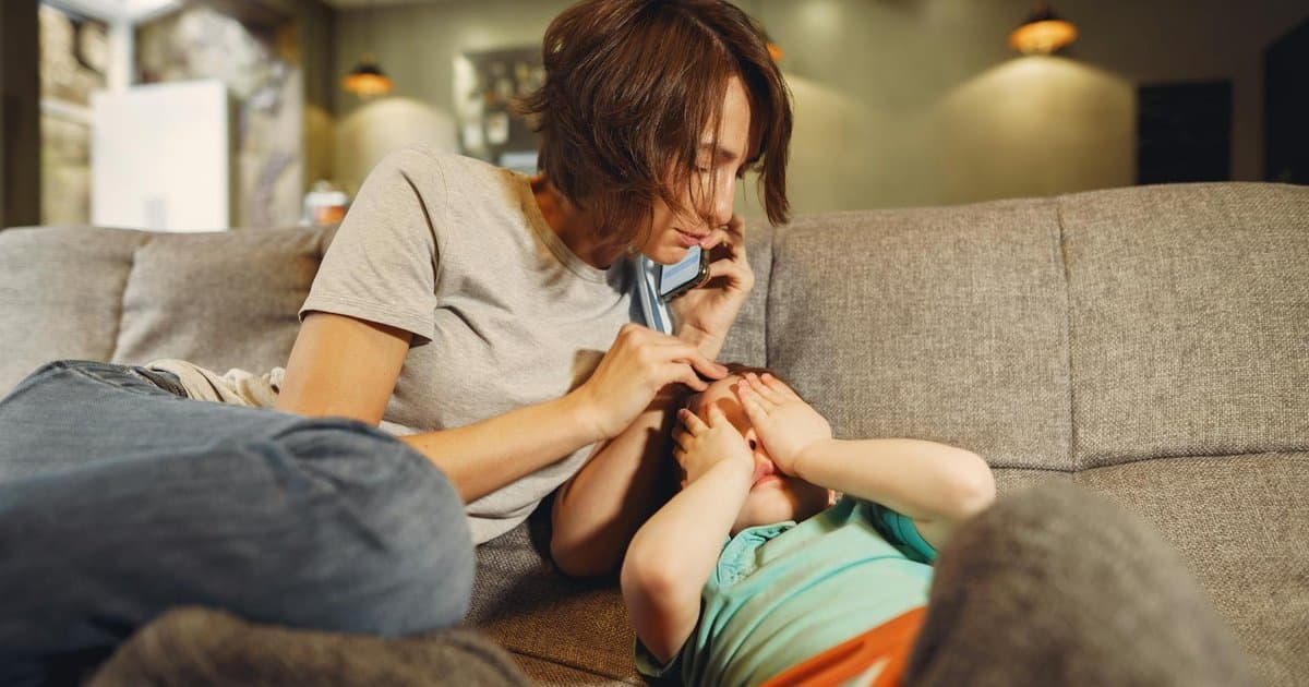 Why Do Kids Act Up the Second You Get on a Phone Call?