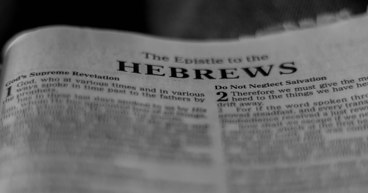 Who Actually Wrote The Book Of Hebrews?